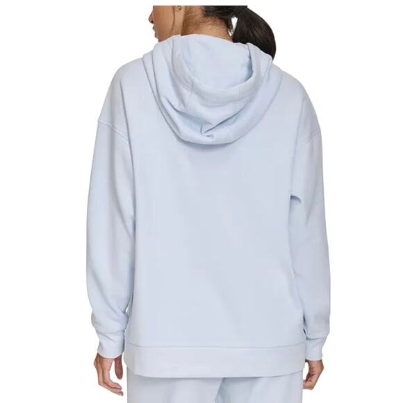Calvin Klein Women's Eco Fleece Logo Pullover Hoodie SPRAY NWT SIZE S - Picture 2 of 8